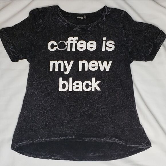 Popular Basics | Coffee is my new Black Tee - Picture 1 of 3